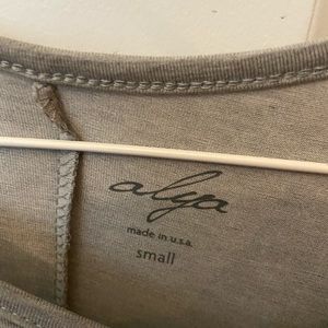 Gray open shoulder size small